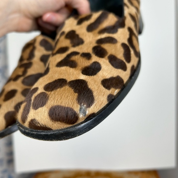 Yves Saint Laurent Brown Pony Hair Loafers - Picture 8 of 14